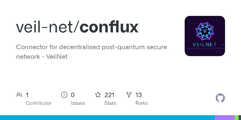 GitHub - veil-net/conflux: Connector for decentralised post-quantum secure network - VeilNet