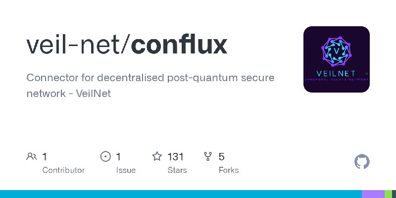 GitHub - veil-net/conflux: Connector for decentralised post-quantum secure network - VeilNet