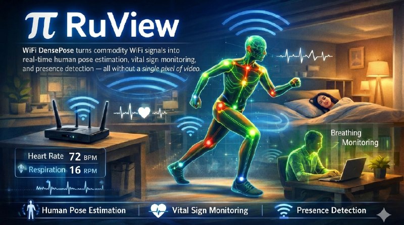 GitHub - ruvnet/RuView: π RuView turns commodity WiFi signals into real-time spatial intelligence, vital sign monitoring, and presence…