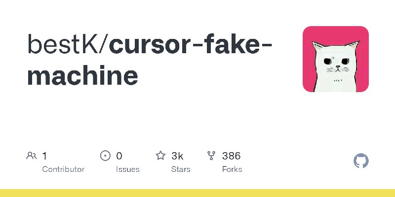 GitHub - bestK/cursor-fake-machine