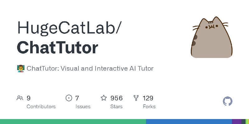 GitHub - HugeCatLab/ChatTutor: 👨‍🏫 ChatTutor: Visual and Interactive AI Tutor