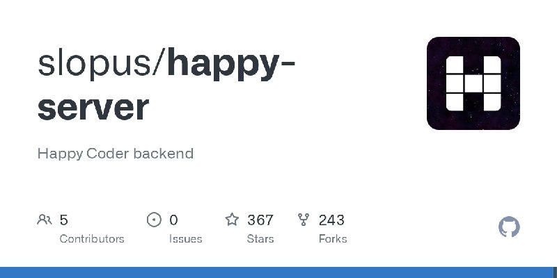 GitHub - slopus/happy-server: Happy Coder backend