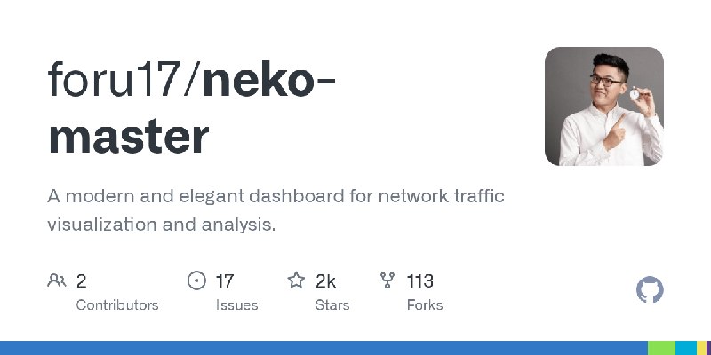 GitHub - foru17/neko-master: A modern and elegant dashboard for network traffic visualization and analysis.