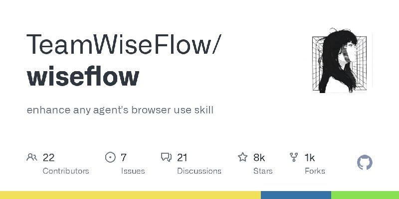 GitHub - TeamWiseFlow/wiseflow: enhance any agent's browser use skill