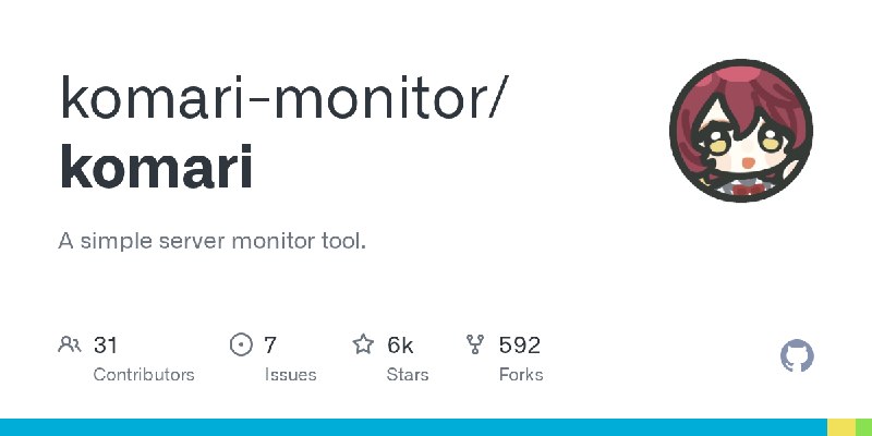 GitHub - komari-monitor/komari: A simple server monitor tool.