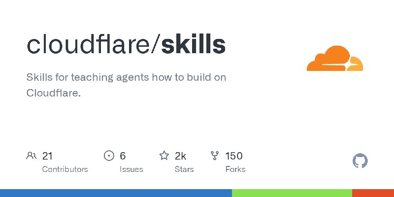 GitHub - cloudflare/skills: Skills for teaching agents how to build on Cloudflare.