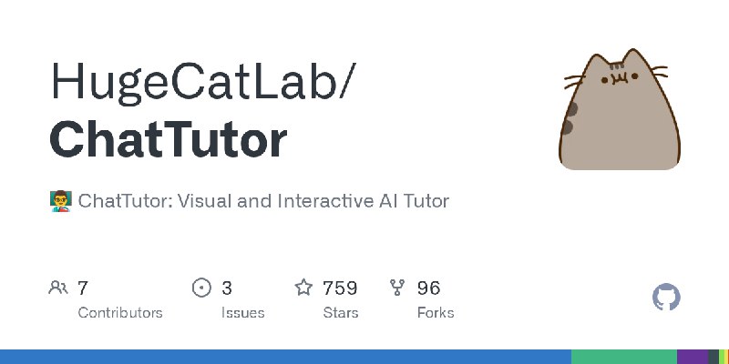 GitHub - HugeCatLab/ChatTutor: 👨‍🏫 ChatTutor: Visual and Interactive AI Tutor