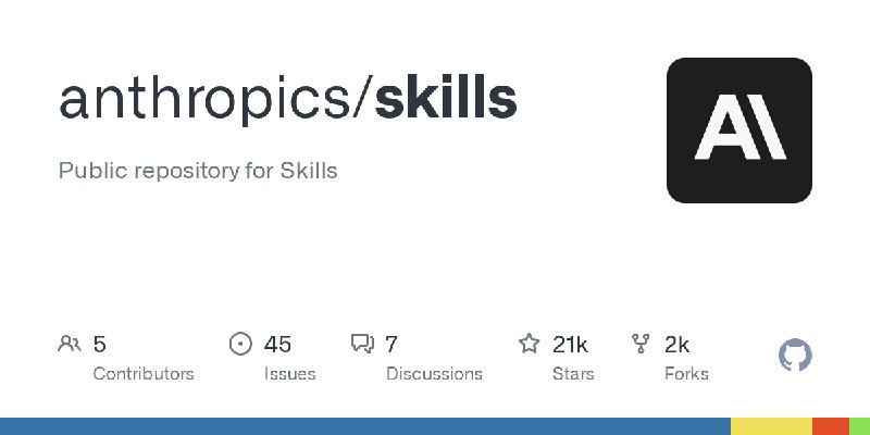 GitHub - anthropics/skills: Public repository for Skills