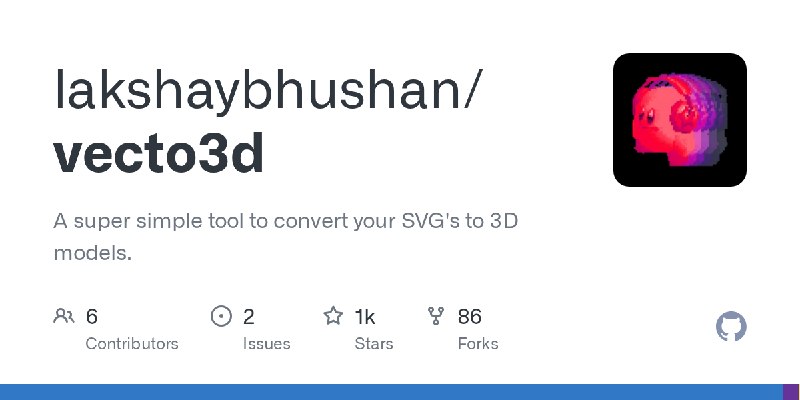 GitHub - lakshaybhushan/vecto3d at opensourceprojects.dev