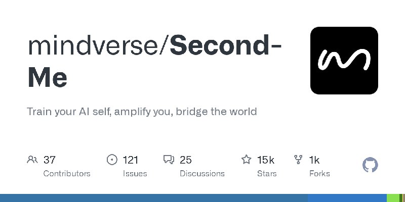 GitHub - mindverse/Second-Me: Train your AI self, amplify you, bridge the world
